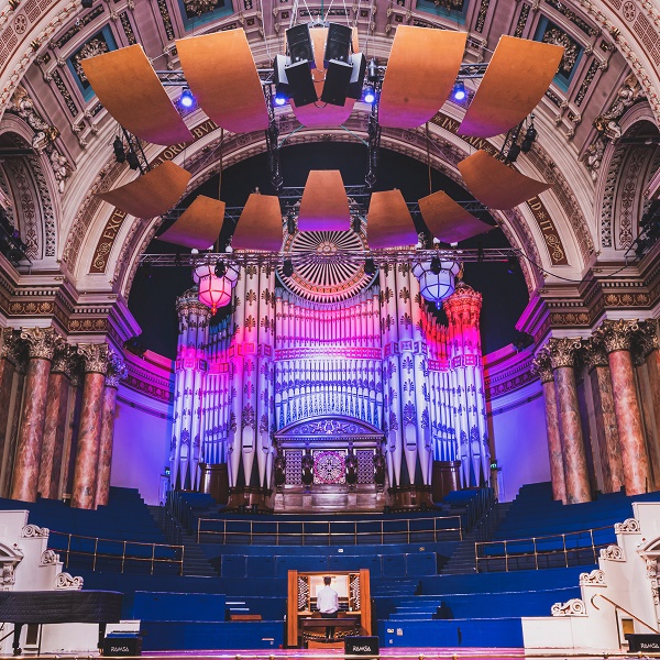 Darius playing organ